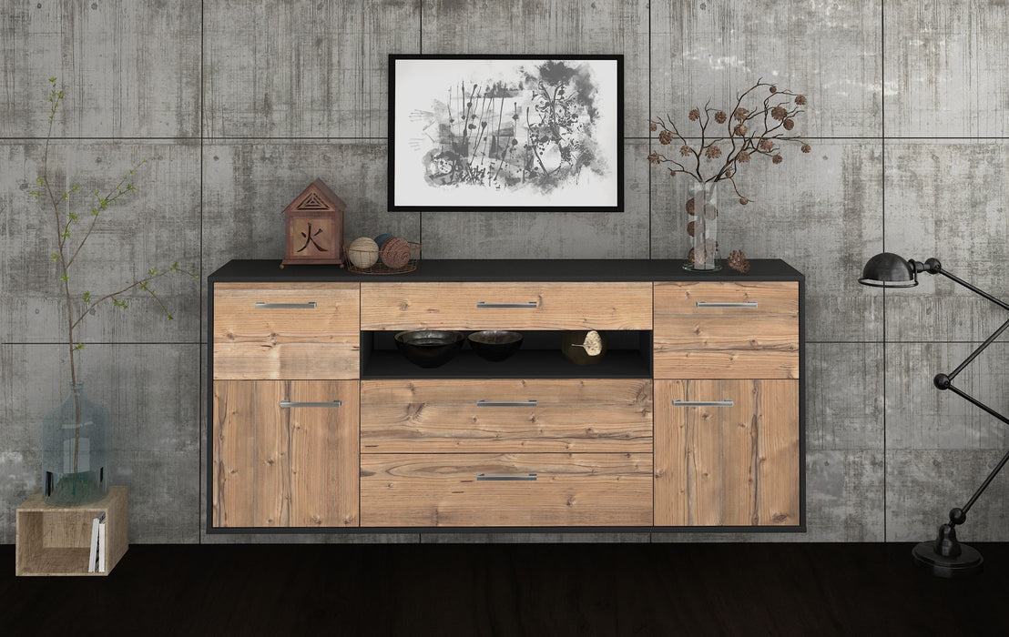 Sideboard Elizabeth, Pinie Front (180x79x35cm) - Stil.Zeit Möbel GmbH