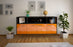 Sideboard Columbia, Orange Front (180x79x35cm) - Stil.Zeit Möbel GmbH