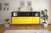 Sideboard Columbia, Gelb Front (180x79x35cm) - Stil.Zeit Möbel GmbH