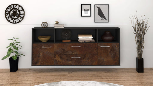 Sideboard Hartford, Rost Front (180x79x35cm) - Stil.Zeit Möbel GmbH