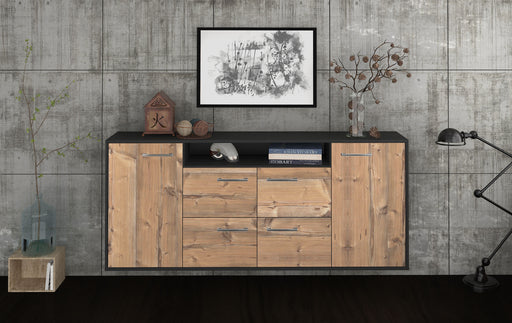 Sideboard Carrollton, Pinie Front (180x79x35cm) - Stil.Zeit Möbel GmbH