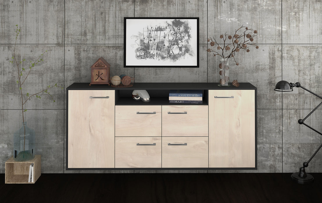 Sideboard Carrollton, Zeder Front (180x79x35cm) - Stil.Zeit Möbel GmbH