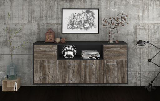 Sideboard West Valley City, Treibholz Front (180x79x35cm) - Stil.Zeit Möbel GmbH