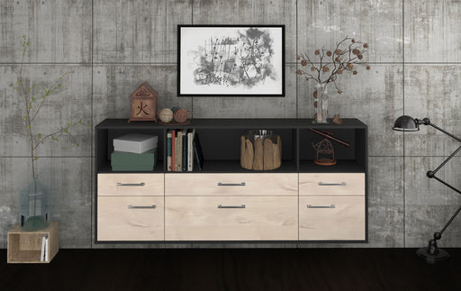 Sideboard Cary, Zeder Front (180x79x35cm) - Stil.Zeit Möbel GmbH