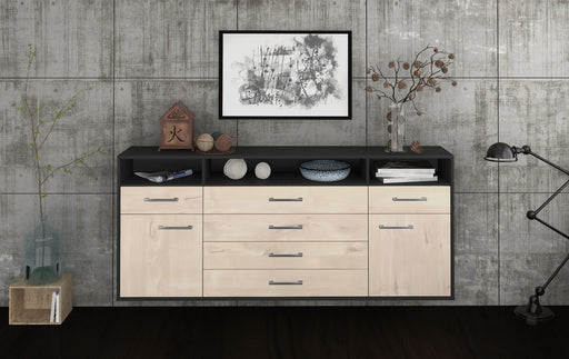 Sideboard Bellevue, Zeder Front (180x79x35cm) - Stil.Zeit Möbel GmbH