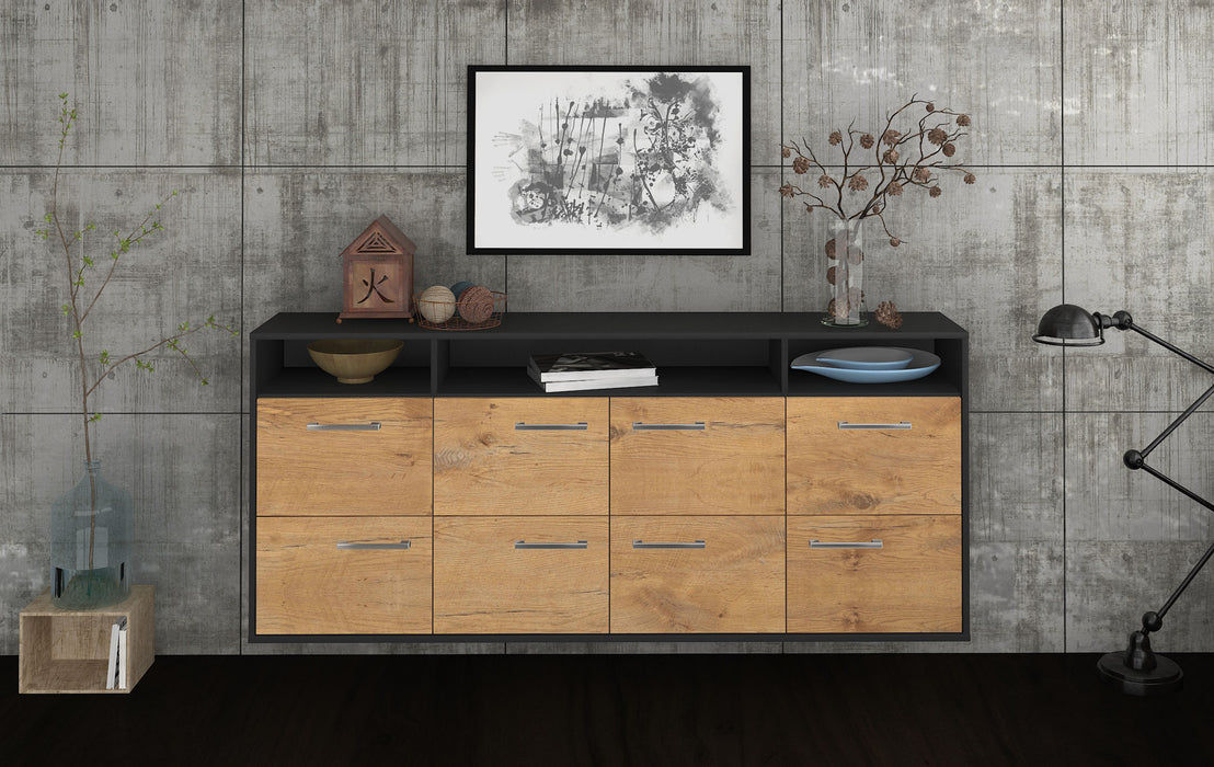 Sideboard Concord, Eiche Front (180x79x35cm) - Stil.Zeit Möbel GmbH