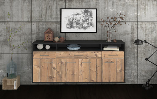 Sideboard Simi Valley, Pinie Front (180x79x35cm) - Stil.Zeit Möbel GmbH