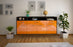 Sideboard Simi Valley, Orange Front (180x79x35cm) - Stil.Zeit Möbel GmbH