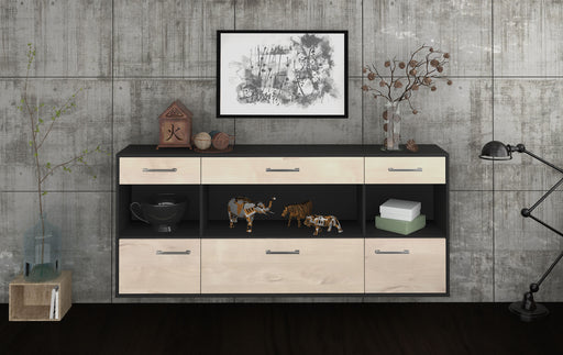 Sideboard Clarksville, Zeder Front (180x79x35cm) - Stil.Zeit Möbel GmbH