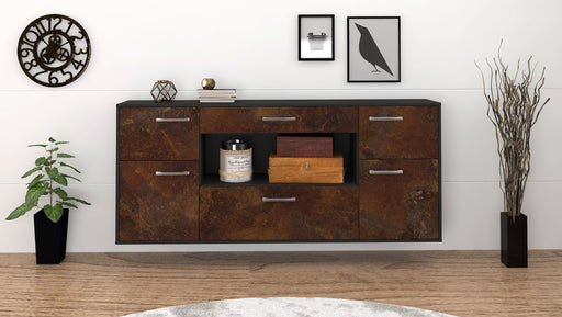 Sideboard Visalia, Rost Front (180x79x35cm) - Stil.Zeit Möbel GmbH