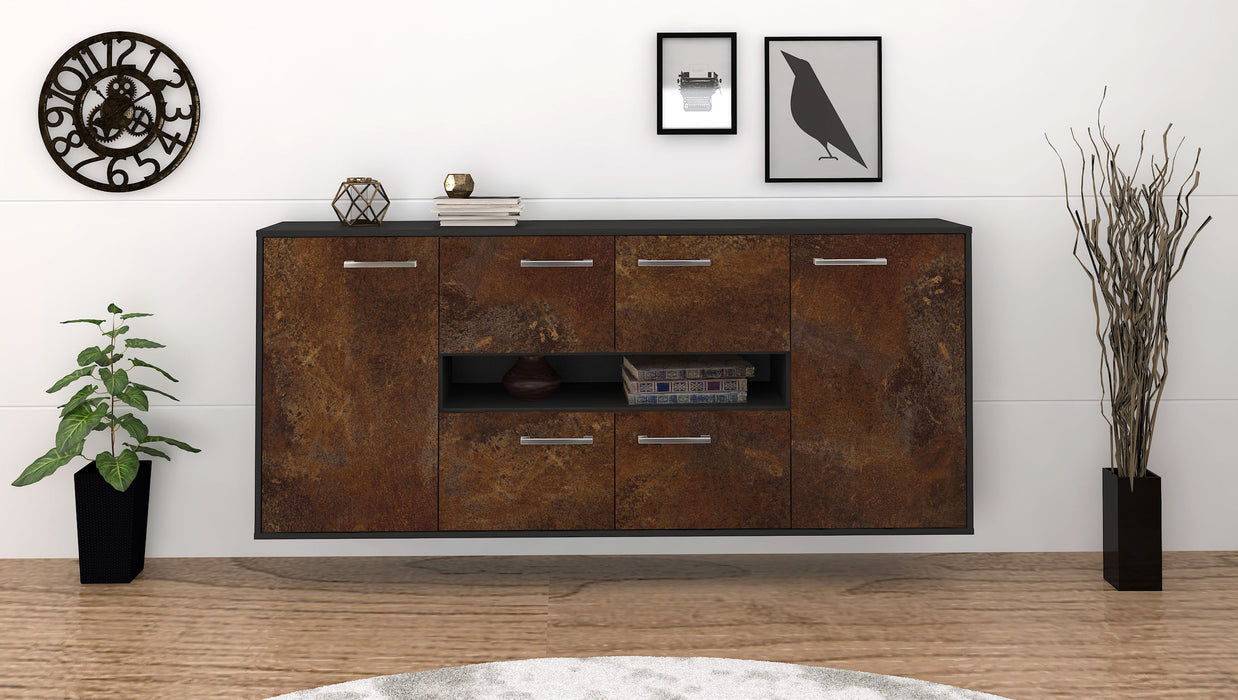 Sideboard Stamford, Rost Front (180x79x35cm) - Stil.Zeit Möbel GmbH