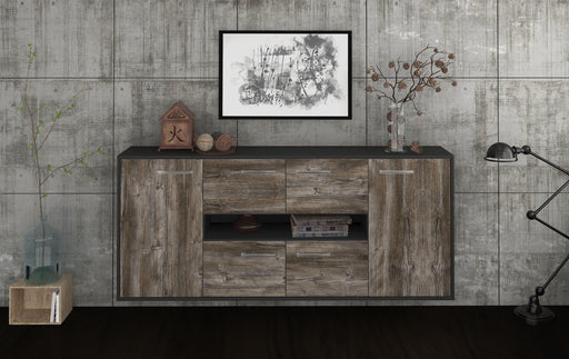 Sideboard Stamford, Treibholz Front (180x79x35cm) - Stil.Zeit Möbel GmbH