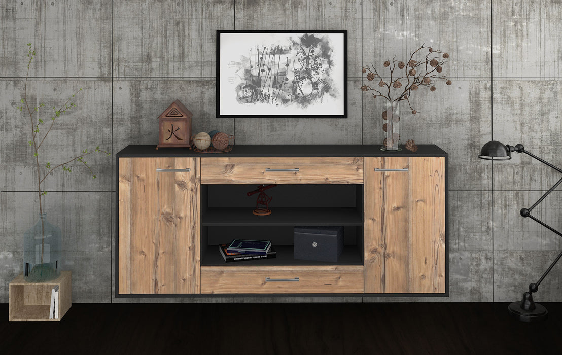 Sideboard Olathe, Pinie Front (180x79x35cm) - Stil.Zeit Möbel GmbH