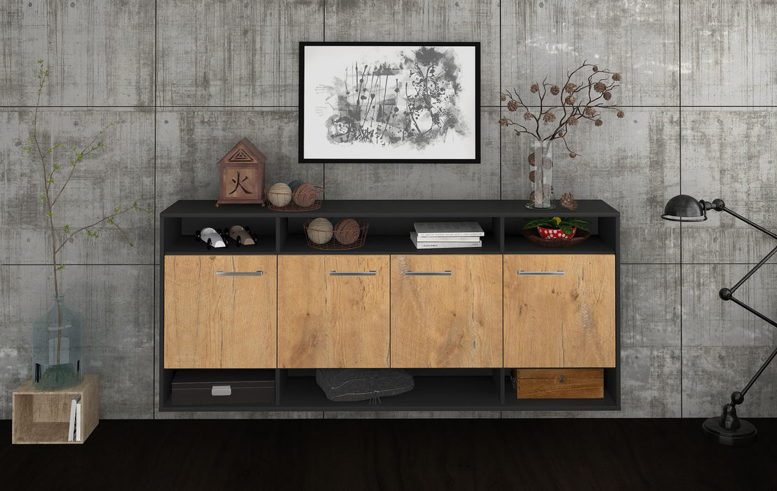 Sideboard Provo, Eiche Front (180x79x35cm) - Stil.Zeit Möbel GmbH