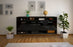 Sideboard Provo, Schwarz Front (180x79x35cm) - Stil.Zeit Möbel GmbH