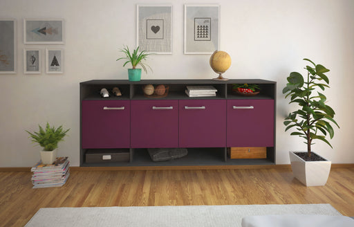 Sideboard Provo, Lila Front (180x79x35cm) - Stil.Zeit Möbel GmbH