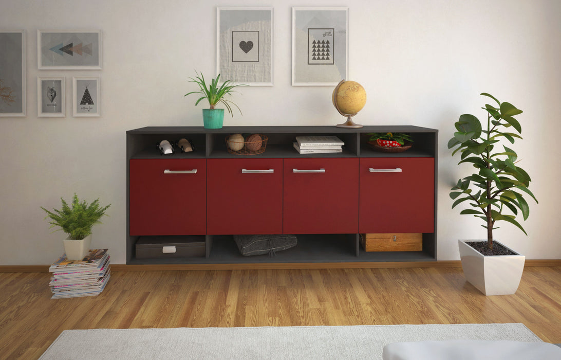 Sideboard Provo, Bordeaux Front (180x79x35cm) - Stil.Zeit Möbel GmbH