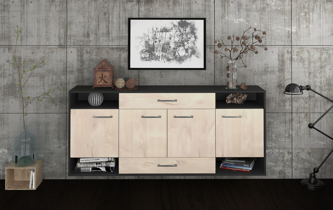 Sideboard Evansville, Zeder Front (180x79x35cm) - Stil.Zeit Möbel GmbH