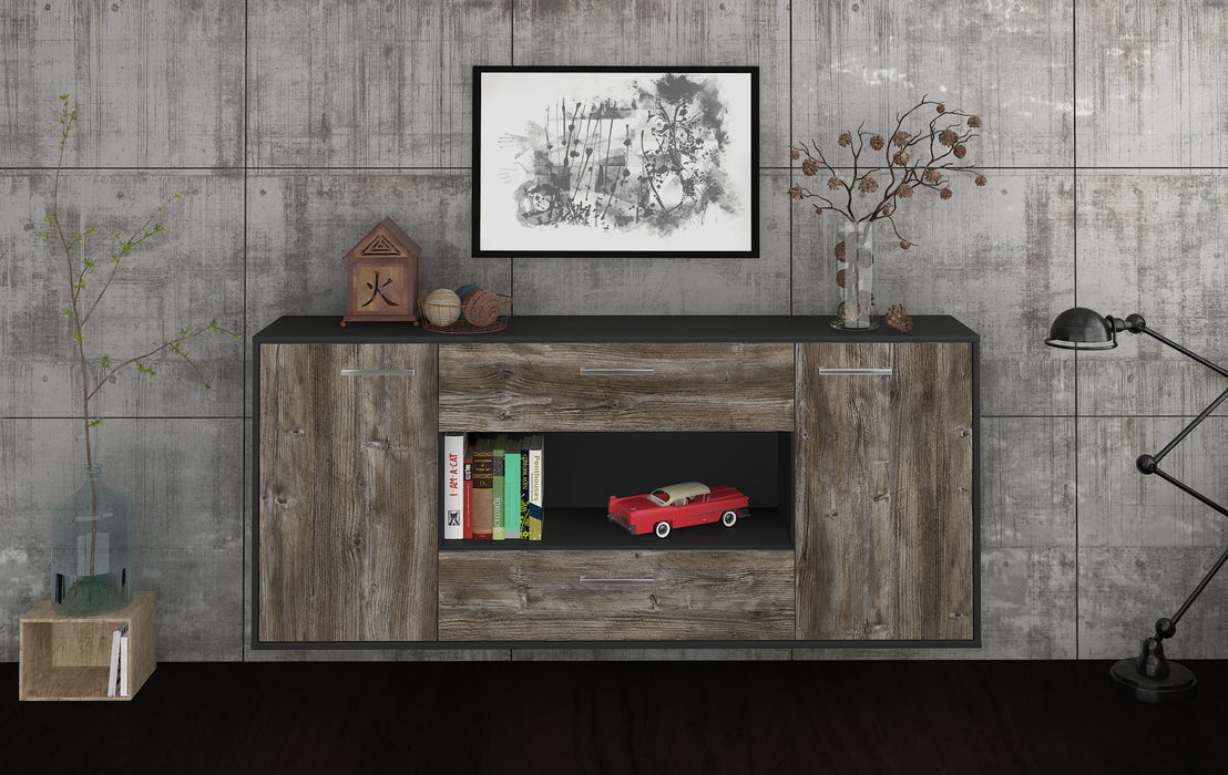 Sideboard Denton, Treibholz Front (180x79x35cm) - Stil.Zeit Möbel GmbH