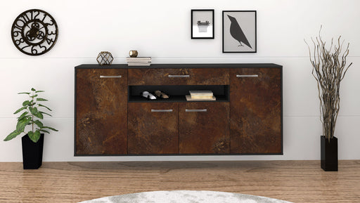 Sideboard Lansing, Rost Front (180x79x35cm) - Stil.Zeit Möbel GmbH