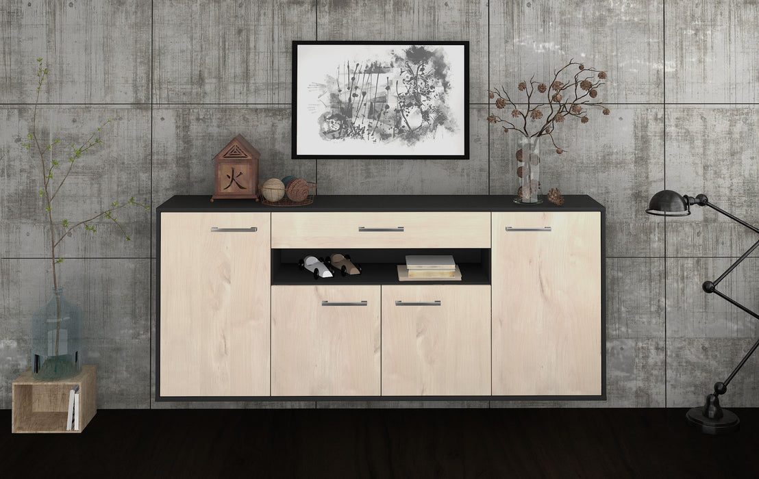 Sideboard Lansing, Zeder Front (180x79x35cm) - Stil.Zeit Möbel GmbH