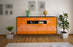 Sideboard Lansing, Orange Front (180x79x35cm) - Stil.Zeit Möbel GmbH