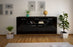 Sideboard Lansing, Schwarz Front (180x79x35cm) - Stil.Zeit Möbel GmbH