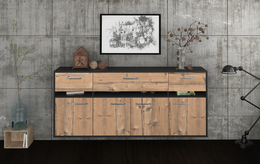 Sideboard Gainesville, Pinie Front (180x79x35cm) - Stil.Zeit Möbel GmbH