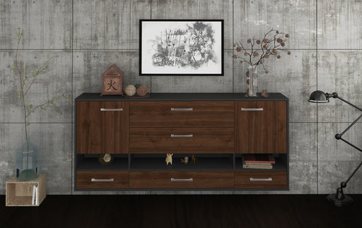 Sideboard Lafayette, Walnuss Front (180x79x35cm) - Stil.Zeit Möbel GmbH