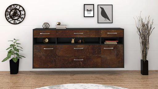 Sideboard Inglewood, Rost Front (180x79x35cm) - Stil.Zeit Möbel GmbH