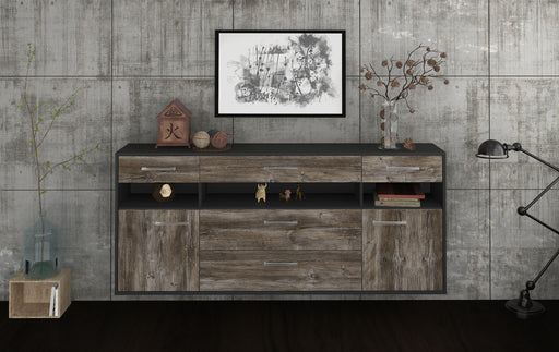 Sideboard Inglewood, Treibholz Front (180x79x35cm) - Stil.Zeit Möbel GmbH