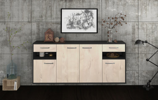 Sideboard Killeen, Zeder Front (180x79x35cm) - Stil.Zeit Möbel GmbH