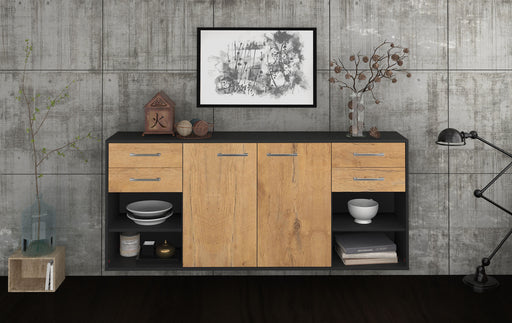 Sideboard Independence, Eiche Front (180x79x35cm) - Stil.Zeit Möbel GmbH