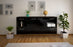 Sideboard Charleston, Schwarz Front (180x79x35cm) - Stil.Zeit Möbel GmbH