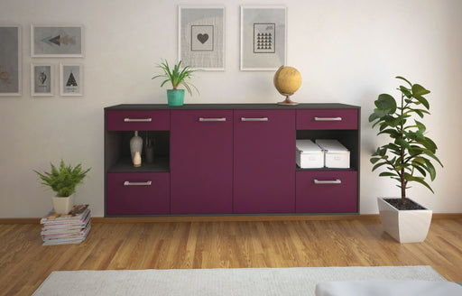 Sideboard Charleston, Lila Front (180x79x35cm) - Stil.Zeit Möbel GmbH