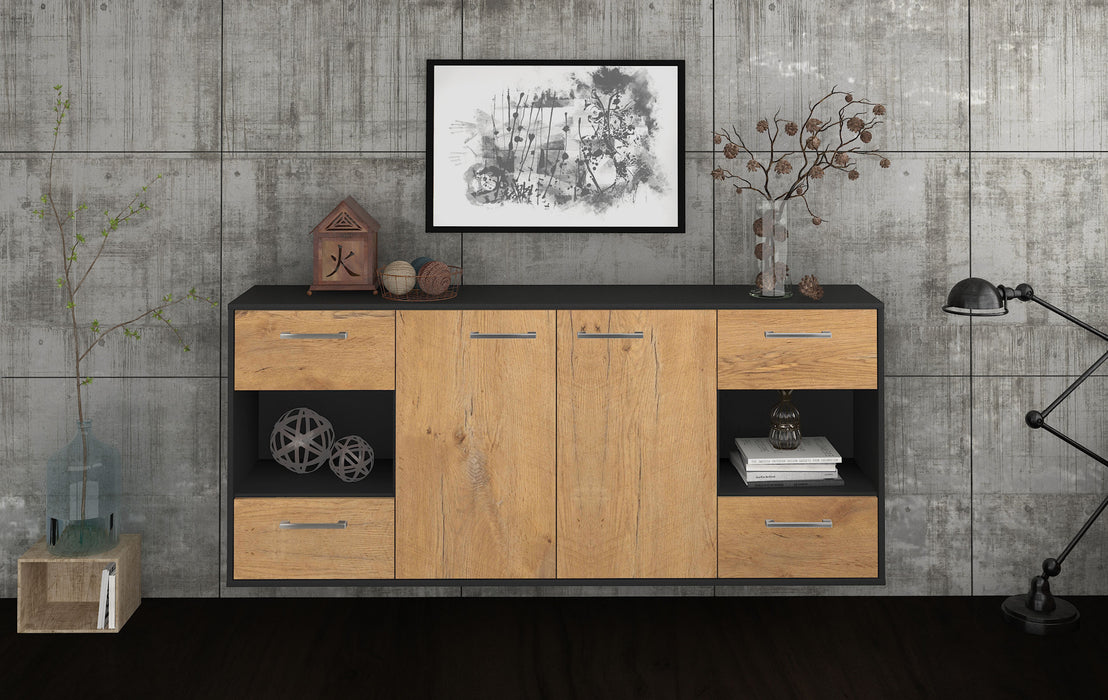 Sideboard Santa Clara, Eiche Front (180x79x35cm) - Stil.Zeit Möbel GmbH