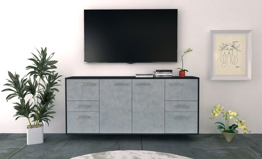 Sideboard Beaumont, Beton Front (180x79x35cm) - Stil.Zeit Möbel GmbH