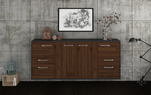 Sideboard Beaumont, Walnuss Front (180x79x35cm) - Stil.Zeit Möbel GmbH