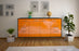 Sideboard Beaumont, Orange Front (180x79x35cm) - Stil.Zeit Möbel GmbH