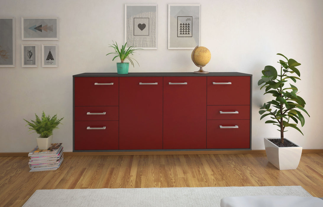 Sideboard Beaumont, Bordeaux Front (180x79x35cm) - Stil.Zeit Möbel GmbH