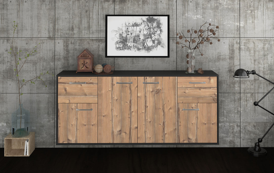 Sideboard Costa Mesa, Pinie Front (180x79x35cm) - Stil.Zeit Möbel GmbH