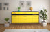 Sideboard Manchester, Gelb Front (180x79x35cm) - Stil.Zeit Möbel GmbH