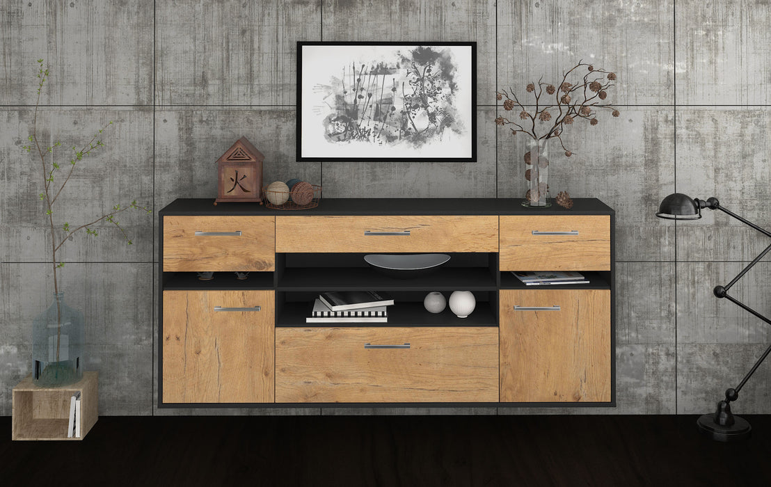 Sideboard Miramar, Eiche Front (180x79x35cm) - Stil.Zeit Möbel GmbH