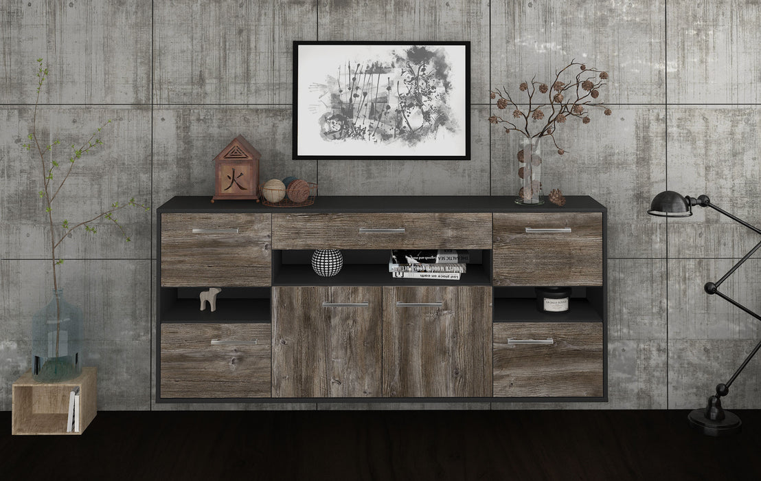 Sideboard Downey, Treibholz Front (180x79x35cm) - Stil.Zeit Möbel GmbH