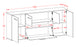 Sideboard Warren, Lila Maß (180x79x35cm) - Dekati GmbH