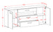 Sideboard McKinney, Beton Maß (180x79x35cm) - Dekati GmbH