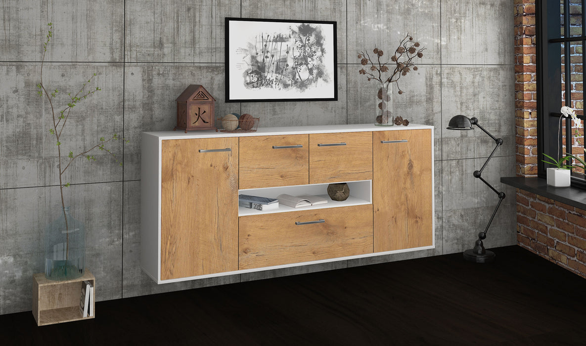 Sideboard Warren, Eiche Seite (180x79x35cm) - Dekati GmbH