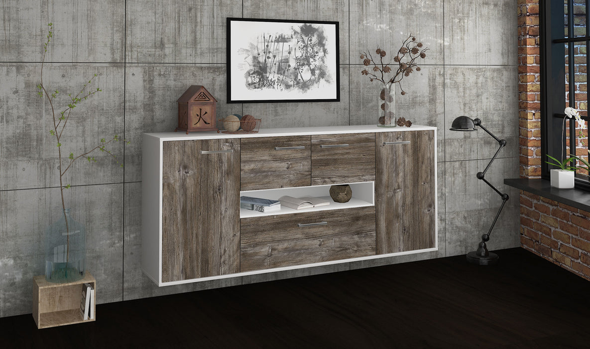 Sideboard Warren, Treibholz Seite (180x79x35cm) - Dekati GmbH