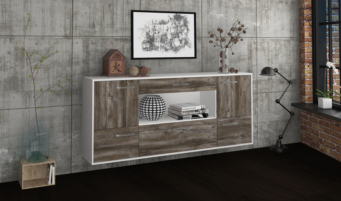 Sideboard East Los Angeles, Treibholz Seite (180x79x35cm) - Dekati GmbH