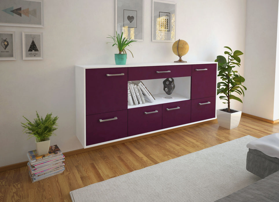 Sideboard Fullerton, Lila Seite (180x79x35cm) - Dekati GmbH